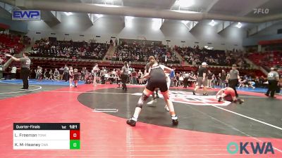 120 lbs Quarterfinal - Liam Freeman, Tonkawa Takedown Club vs Kenneth Matias-Heaney, Cohesion Wrestling Academy