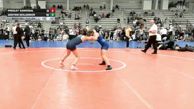 114 lbs Consolation - Presley Sandobal, OH vs Addysin Mollendor, MS