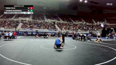 126-D4 Cons. Semi - Thomas Rodriguez, Bagdad High School vs Diego Felix, Somerton High School