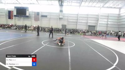 109 kg Semifinal - Keenan Paz, Gold Rush Wrestling vs Ricardo Poolaw, New Mexico Bad Boyz