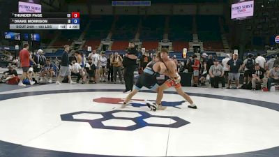 165 lbs Cons. Semis - Thunder Page, Kansas vs Drake Morrison, Idaho