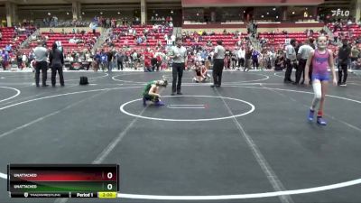 75 lbs Quarterfinal - Bailey Baird, WR - Topeka Blue Thunder vs Elizabeth `Grace` Brown, Pratt Wrestling Club