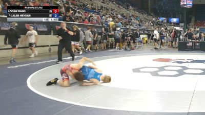 88 lbs Quarters - Logan Rang, Pennsylvania vs Caleb Heyder, Utah