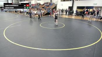 174 lbs Quarterfinal - Jeivan Ross, Marian vs Gabe Blissenbach, West Liberty