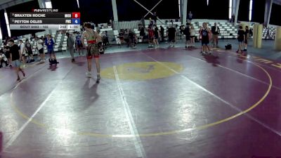 165 lbs Semis - Braxten Roche, Michigan vs Peyton Ogles, Pursuit Wrestling Club
