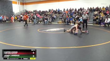 100 lbs Champ. Round 1 - Carter Koenig, Tiger Wrestling Club vs Ayden Lawrence, DC Elite