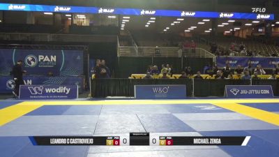 Leandro C Castroviejo vs Michael Zenga 2026 Pan Jiu Jitsu IBJJF Championship