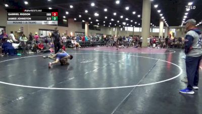 90 lbs Round 1 (6 Team) - Gabriel Rigdon, BMM/ Trailer Park Boyz vs James Johnston, Alabama Elite Blue