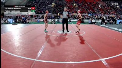 3A 106 lbs Cons. Round 2 - Justin Forsgren, Melba vs John Hutchison, Challis