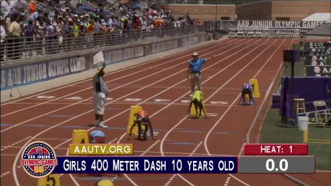 2016 Throwback: Girl's 400m, Age 10 - Bey-English Sets National Record!
