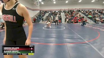 120 lbs Cons. Round 1 - Eleonor Niehoff, San Antonio Churchill (Girls) vs Addison Williams, Dripping Springs (Girls)