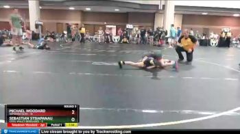 91 lbs Round 3 (6 Team) - Sebastian Stsiapanau, Steel Valley Renegades vs Michael Woodard, Haywood Elite