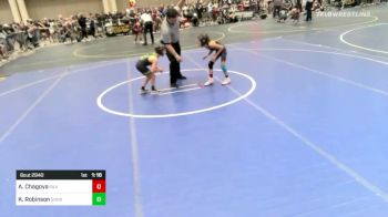 57 lbs Rr Rnd 3 - Alexandria Chagoya, Silverback WC vs Kyler Robinson, Shootbox WC