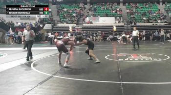 6A 126 lbs Quarterfinal - Triston Buckelew, Gardendale Hs vs Tucker Burkhead, Fort Payne