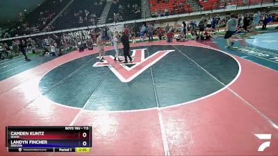 113 lbs Cons. Round 3 - Camden Kuntz, Idaho vs Landyn Fincher, Oregon