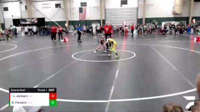 61 lbs Quarterfinal - Levi Jackson, Unattached vs Beau Parsons, Warrior Wrestling Academy