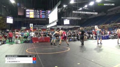 285 Consi of 8 #2 - George Barrera, Idaho vs JACK DELGARBINO, Ohio