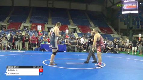 285 Consi of 4 - Zach Muller, Illinois vs Spencer Trenary, Iowa