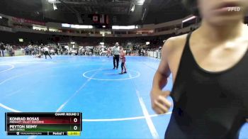 111 lbs Champ. Round 2 - Konrad Rosas, Prescott Valley Bighorns vs Peyton Seimy, Dust Devils