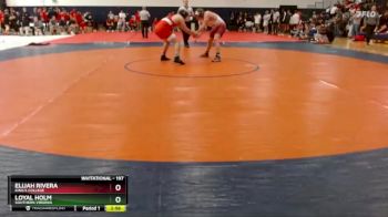 197 lbs Champ. Round 1 - Elijah Rivera, King`s College vs Loyal Holm, Southern Virginia