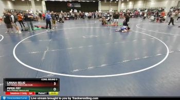 80 lbs Cons. Round 3 - Lanaia Selig, Mat Demon Wrestling Club vs Piper Fry, BullTrained Wrestling