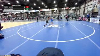144 lbs Semifinal - Angel Gasca, BHRV Nighthawks vs Uzziah Voss, Nebraska Elite