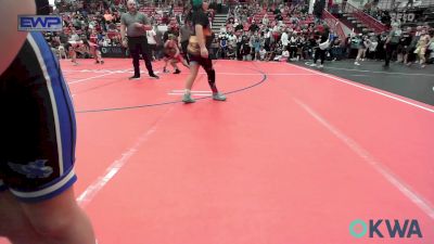 130 lbs Rr Rnd 1 - Jaycee Cox, Sperry Wrestling Club vs Blakely Harak, Hennessey Takedown Club