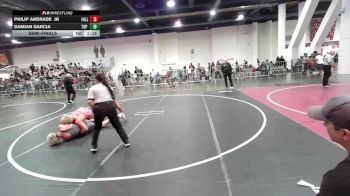 172 lbs Semifinal - Philip Andrade Jr, Falls Academy vs Damian Garcia, Top Rank Hammers