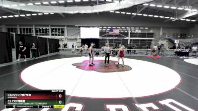 133 lbs Cons. Round 3 - Cj Trimber, Pennsylvania College Of Technology vs Carver Moyer, Norwich