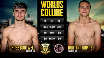 Chase Boutwell vs. Hunter Thomas Valor Fights vs. Conflict MMA: Worlds Collide Replay