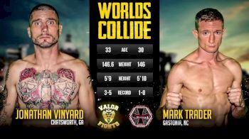 Mark Trader vs. Jonathan Vinyard Valor Fights vs. Conflict MMA REPLAY