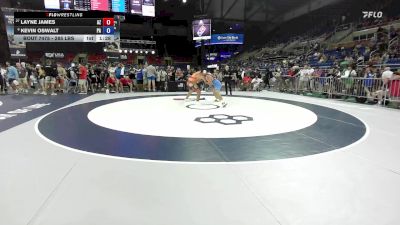285 lbs Champ. Rd Of 32 - Layne James, AZ vs Kevin Oswalt, PA
