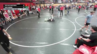 100 lbs Cons. Sub-semis - Boe Grimm, J.E.T. vs Rhylee Hastings, J.E.T.