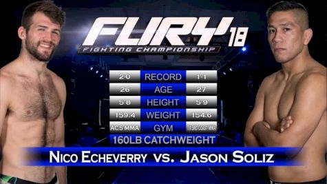 Nico Echeverry VS. Jason Solis - Fury FC 18 REPLAY -