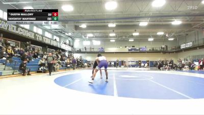 165 lbs Prelim - Tavontay Martinez, Kentucky Wesleyan vs Dustin Mallory, Davenport