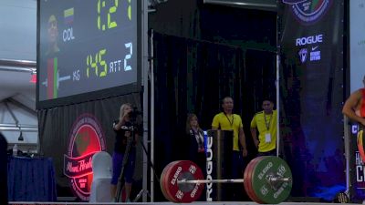 Luis Mosquera 145kg Snatch At 2017 Pan Ams