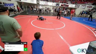 46 lbs Semifinal - Kingston Warrior, Wagoner Takedown Club vs Carsen Lacy, Miami