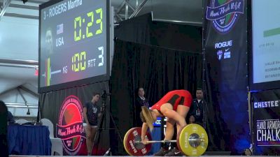 Mattie Rogers 100kg Snatch at 2017 Pan Ams