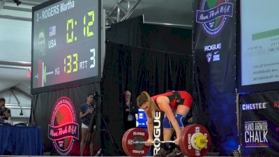 Mattie Rogers 133kg Clean & Jerk at 2017 Pan Ams