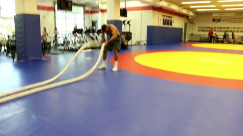 Zahid Valencia And Gable Steveson Circuit Training