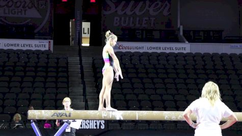 Ragan Smith Trains Beam, Nails Dismount - 2017 U.S. Classic Podium Training