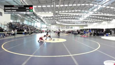 133 lbs Champ. Round 2 - Daniel Haws, Centenary (nj) vs Vincent Principe, Stevens Tech
