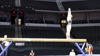 Laney Madsen Hits BHS Tuck Full + Piked Barani On Beam - 2017 U.S. Classic Podium Training