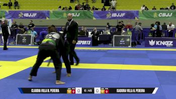 Isadora Villa N. Pereira vs Claudia Villa N. Pereira 2025 Brasileiro Jiu-Jitsu IBJJF