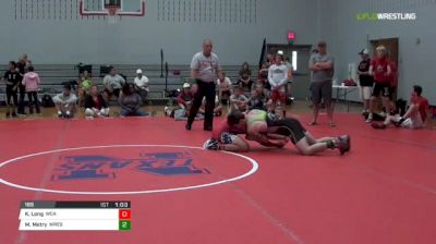 185 RR Rnd 1 - Keaton Long, Wca vs Michael Metry, Wrestling Factory Black