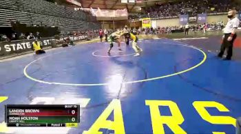 1 lbs Semifinal - Noah Holston, Liberty Bell vs Landen Brown, Darrington