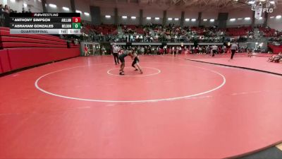 144 lbs Quarterfinal - Anthony Simpson, Arlington Lamar vs Abraham Gonzales, Northwest Nelson