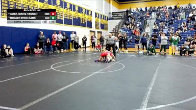 106 lbs Semifinal - Rylee Mains, Southmoreland Hs vs Ella Trahan, Fort Cherry Hs