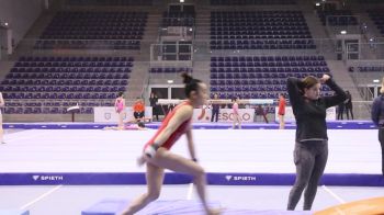 Adeline Kenlin(USA) Bar Routine, Training Day 2 - 2018 City of Jesolo Trophy