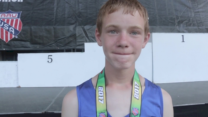 Kevin Schweikert Earns Boys 14yo Race Walk Win At AAU Junior Olympics